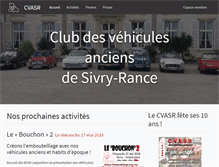 Tablet Screenshot of cvasr.be